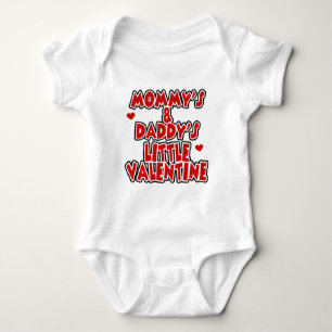 Mummy and Daddy's Little Valentine Baby Bodysuit