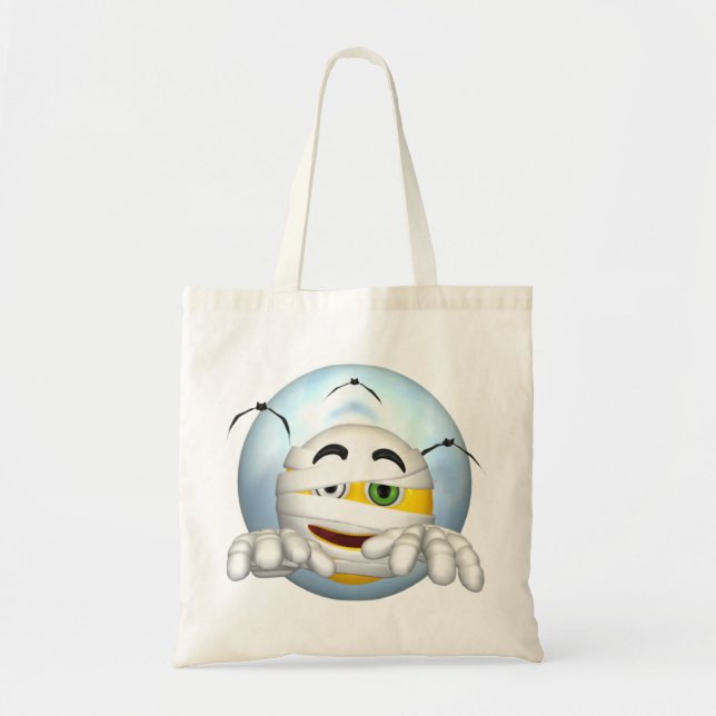 Mummy and Full Moon Tote Bag (Front)