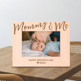 Mummy and Me Custom Engraved Mother's Day Frame