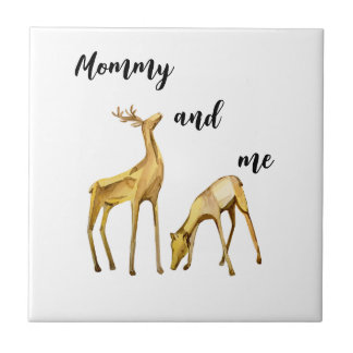Mummy And Me Deer Tile