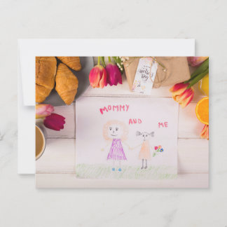 Mummy and me postcard