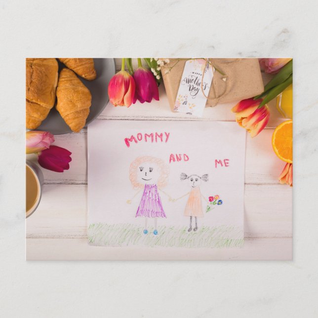 Mummy and me postcard (Front)