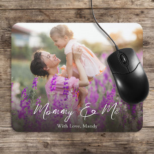 Mummy and Me Script Custom Photo Mouse Pad
