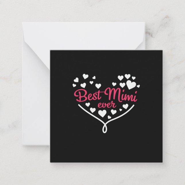 Mummy Art Best Mimi Ever Card (Front)