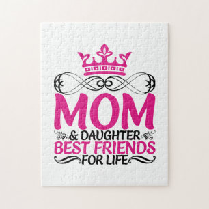 Mummy Art Mum And Daughter Best Friends Jigsaw Puzzle