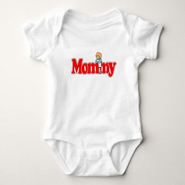 Mummy Baby Bodysuit (Front)