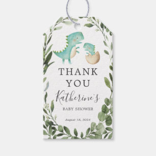 Mummy Baby Dinosaur Baby Shower Favour Tag