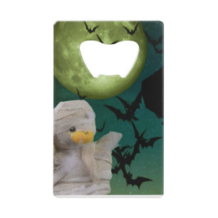 Mummy, Bat & Moon Halloween