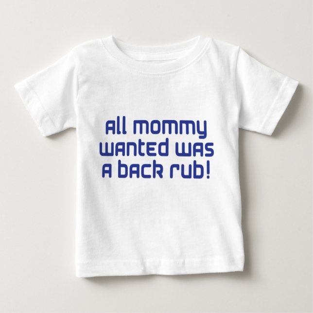 mummy blue baby T-Shirt (Front)