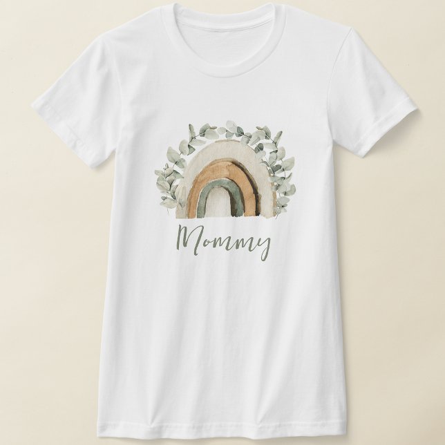 Mummy Boho Rainbow T-Shirt (Mommy Boho Rainbow T-Shirt by Painted Paperie
)