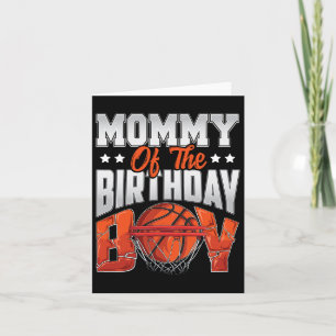 Mummy Bysketbyll Birthday Boy Family Byller B-day Card