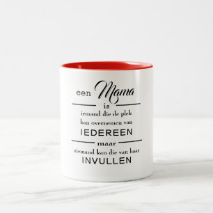 Mummy can nobody your spot takes over sulk Two-Tone coffee mug