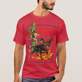 Mummy Can We Keep Him Three Headed Dog  retro T-Shirt