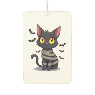 Mummy Cat Kitten Halloween Car Air Freshener