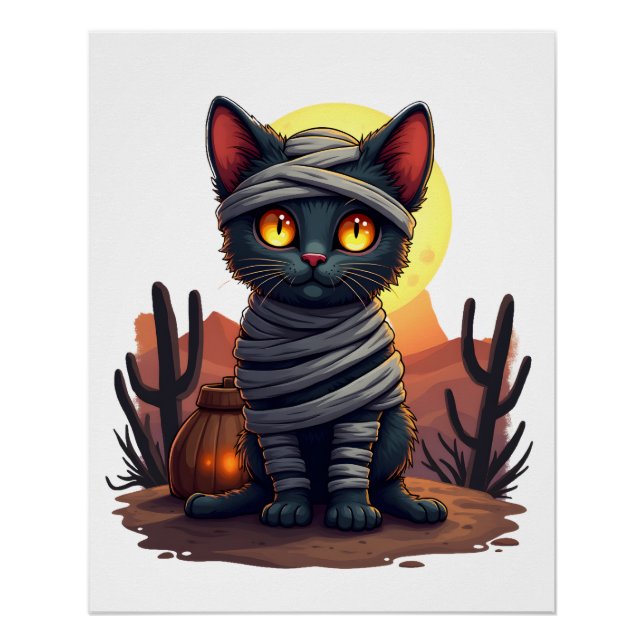 Mummy Cat Madness Poster (Front)