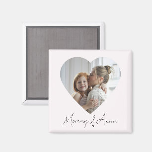 Mummy Custom Name & Photo Personalised Magnet