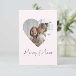 Mummy Custom Photo & Name Personalised Card