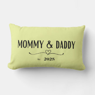Mummy & Daddy - New Parent Keepsake Décor Lumbar Cushion