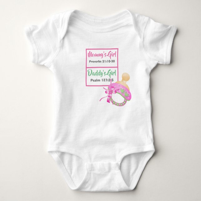 Mummy & Daddy's Girl (Scriptures Bodysuit (Front)