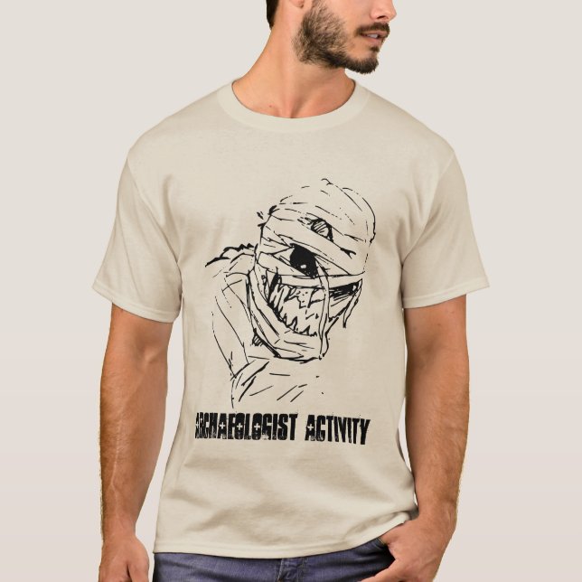 Mummy Design Men's Basic T-Shirt (Front)