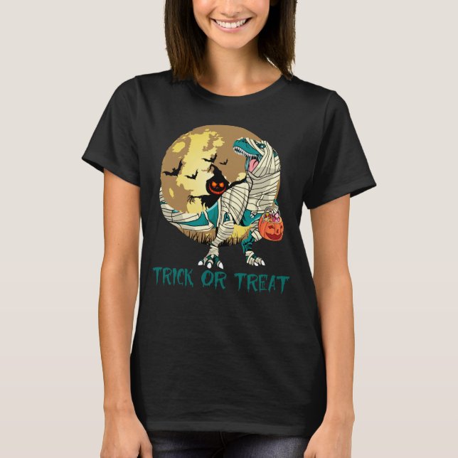 Mummy Dinosaur T Rex T-Shirt (Front)