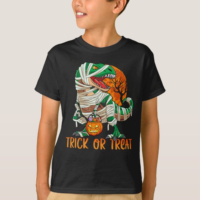 Mummy Dinosaur T Rex T-Shirt (Front)