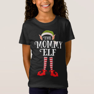 Mummy Elf Christmas Party Matching Family Group Pa T-Shirt