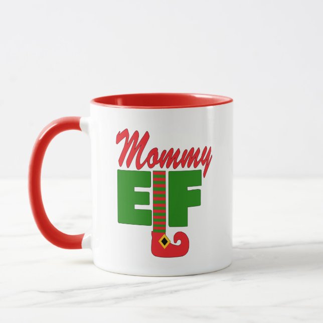 Mummy Elf   Mug (Left)