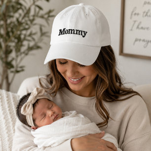 Mummy Embroidered Hat