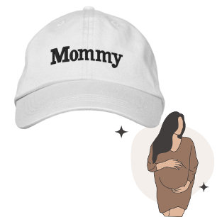 Mummy Embroidered Hat