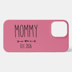 Mummy Est 2026 Pregnancy Minimalist Personalised  iPhone 13 Pro Max Case