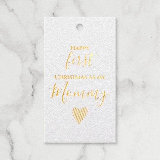 Mummy first Chirstmas Gift Tags (Front)