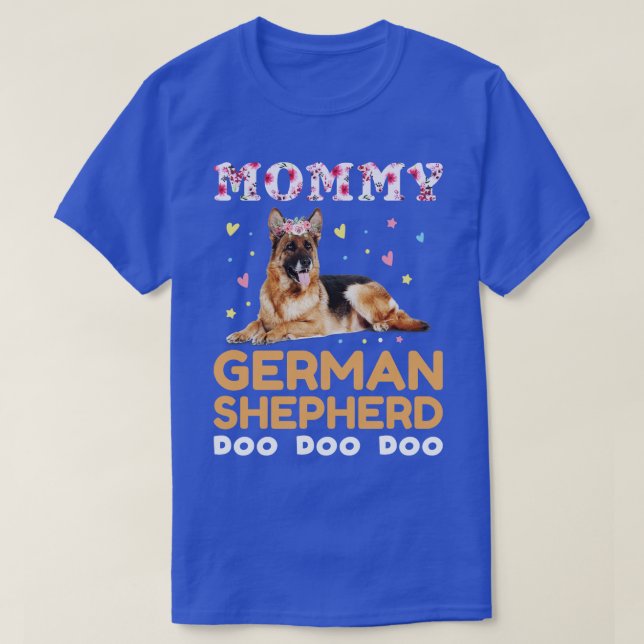 Mummy german shepherd T-Shirt (Design Front)