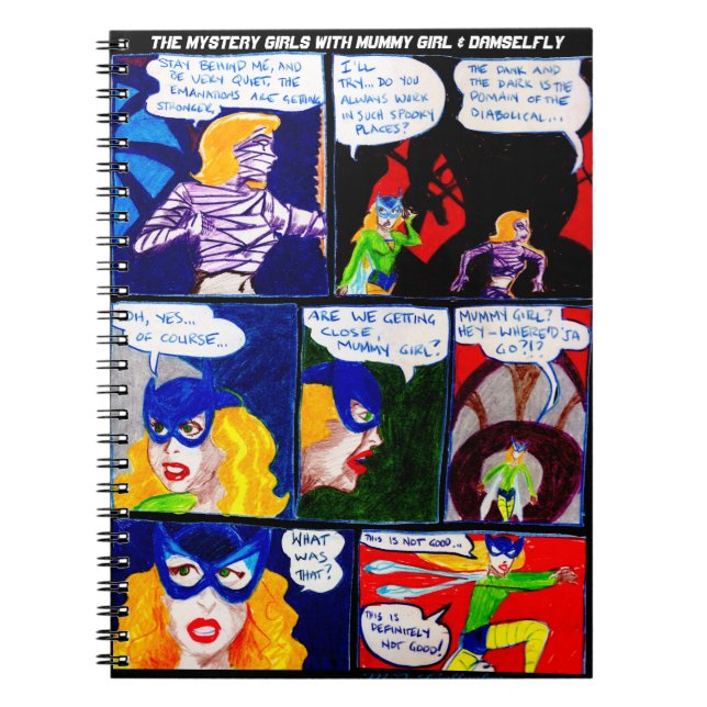 Mummy Girl & Damselfy Comic Book Art (Front)