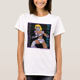 Mummy Girl - Inisofret Hieroglyphs (Black Back) T-Shirt
