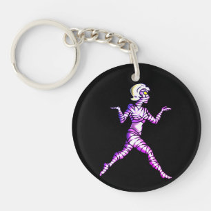 Mummy Girl Macabre Mistress of Mystery Key Ring