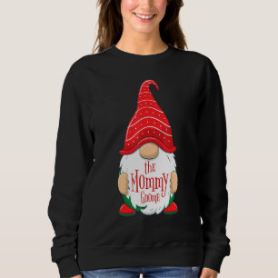 Mummy Gnome Buffalo Plaid Matching Family Christma Sweatshirt
