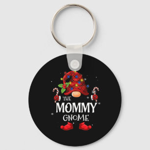 Mummy Gnome Matching Christmas PJS For Family  Key Ring