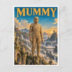 Mummy, Gothic Fantasy Monster Postcard
