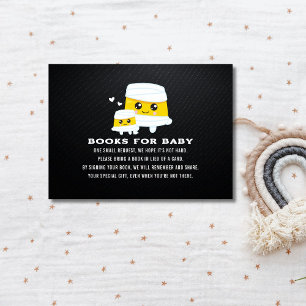 Mummy Halloween Baby Shower Books for Baby Enclosure Card