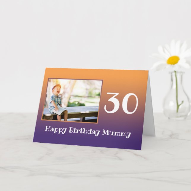 Mummy Happy Birthday Year Photo Template From Kids (Small Plant)