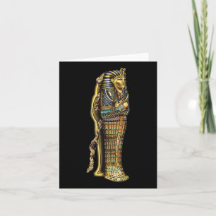 Mummy In Sarcophagus Hallowen Costume Card