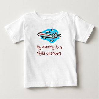 Mummy is a Flight Attendant baby t-shirt