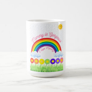 Mummy is Gorgeous Rainbow – Cute Mother’s Day Gift Coffee Mug
