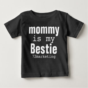 mummy is my Bestie baby toddler shirt boys BLOCK