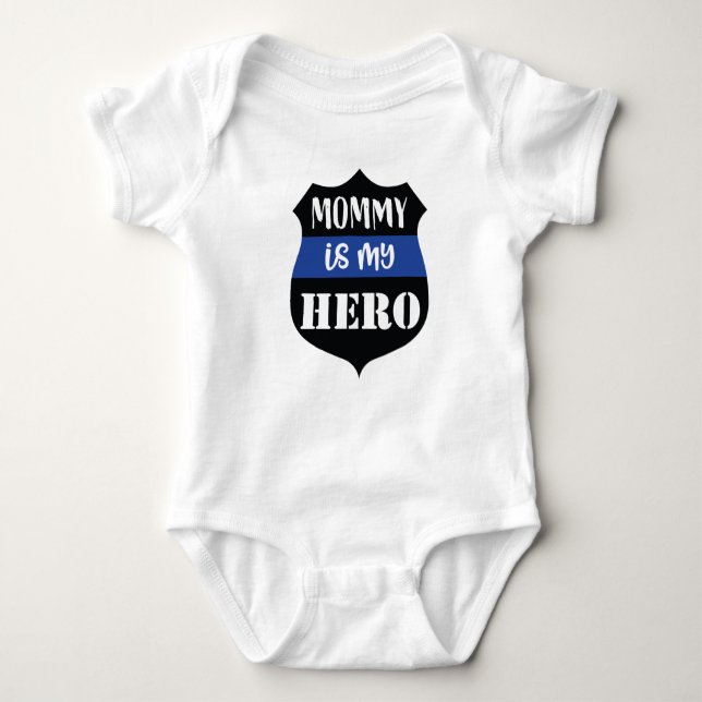 Mummy is my Hero  Baby Bodysuit (Front)