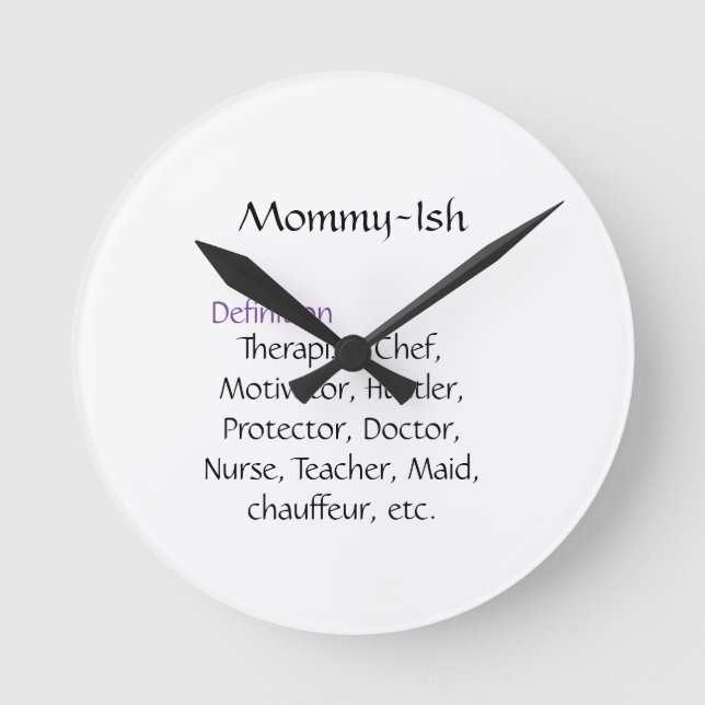 Mummy-Ish Clock  (Front)