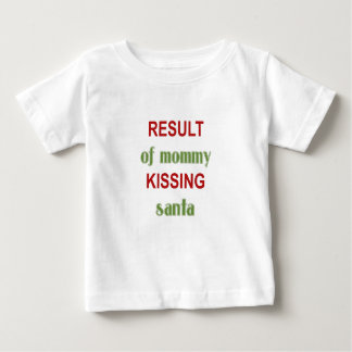 mummy kissing santa baby T-Shirt