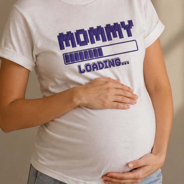 Mummy Loading Pregnancy Reveal Shirt (Creator Uploaded)