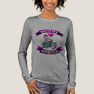 Mummy Loves Motorcycles Tri-Blend Shirt